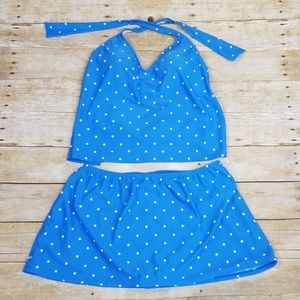 Talbots Polka Dot Swimsuit Set